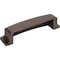Jeffrey Alexander 96 mm Center Brushed Oil Rubbed Bronze Square-to-Center Square Renzo Cabinet Cup Pull 141-96DBAC - alternate 3